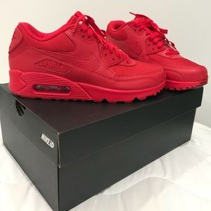 NikeiD AirMax 90 - Red on Red